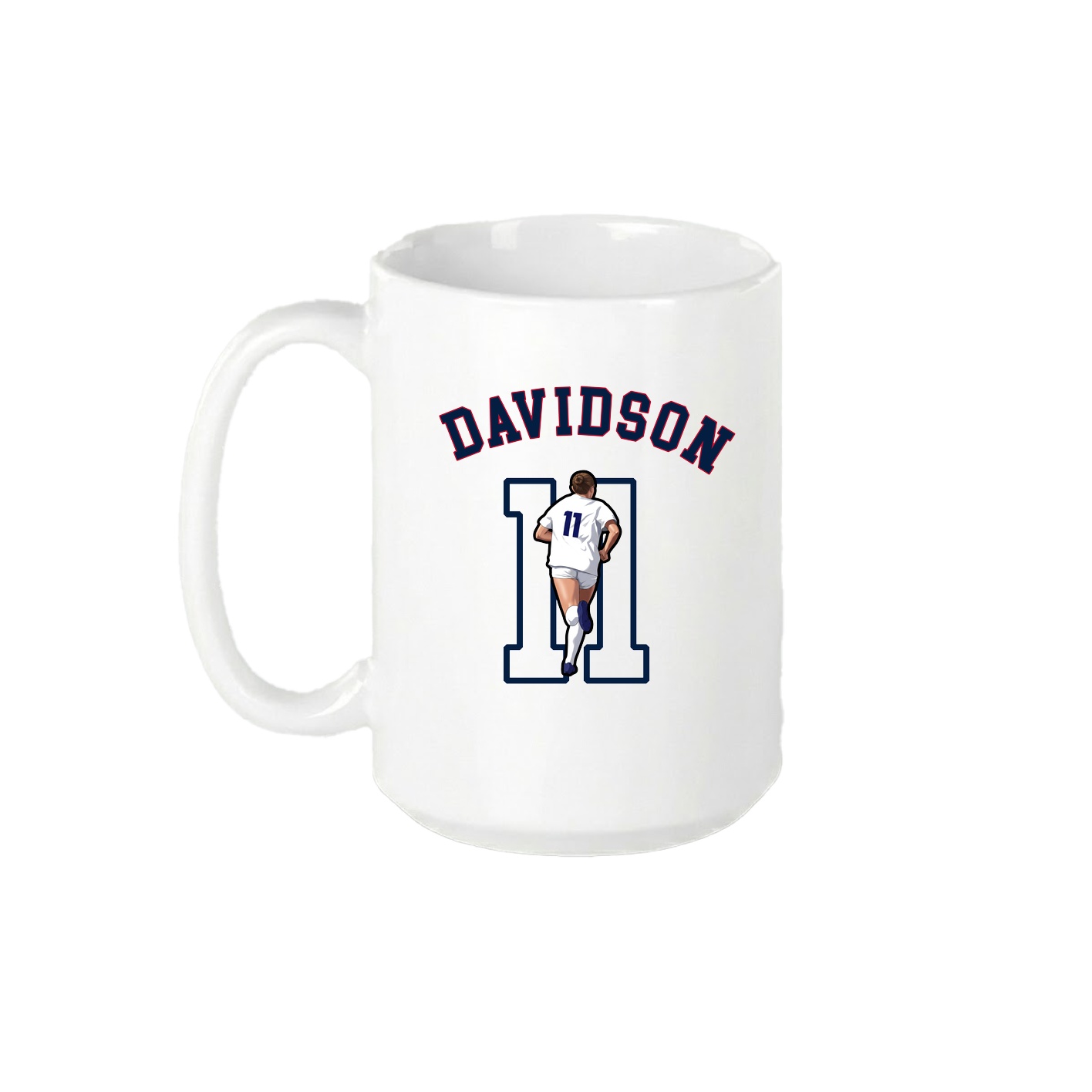 15oz Coffee Mug — Shirsey Arch in White