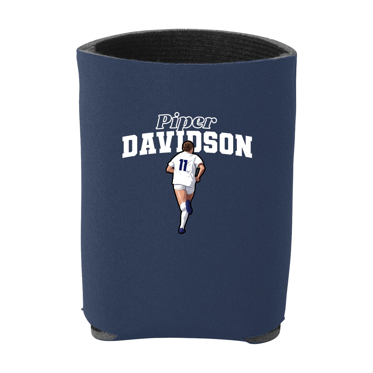 Can Holder — Name Arch in Navy