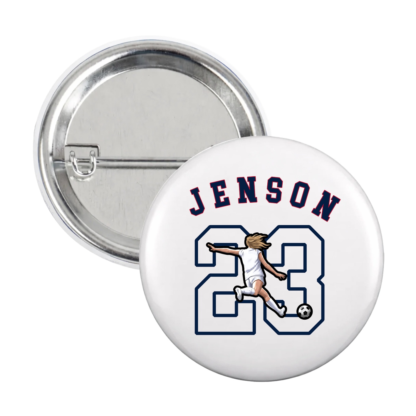 Game Day Button — Shirsey Arch in White