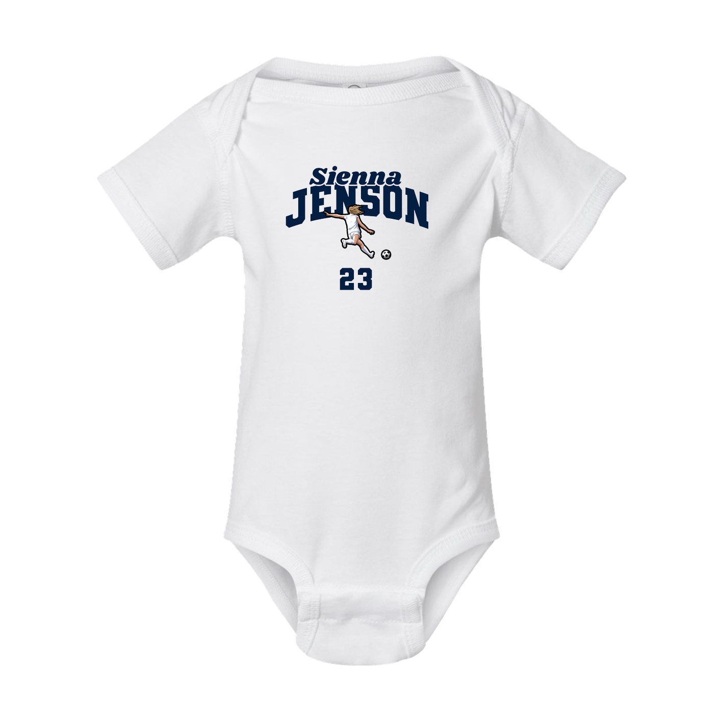 Baby Onesie — Signature Arch in White