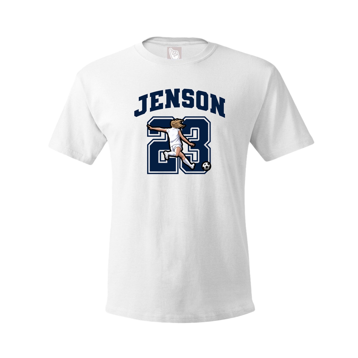 Tee — Number in White