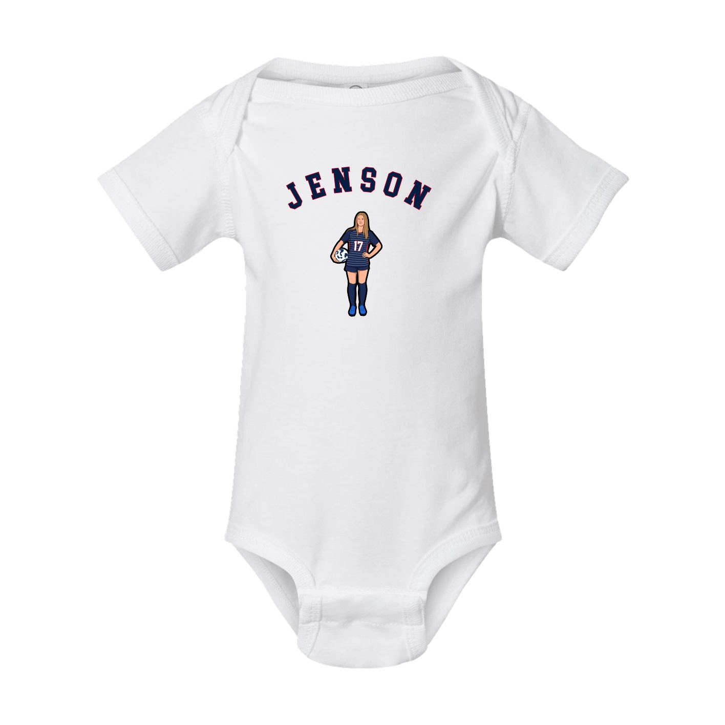 Baby Onesie — Shirsey Arch in White