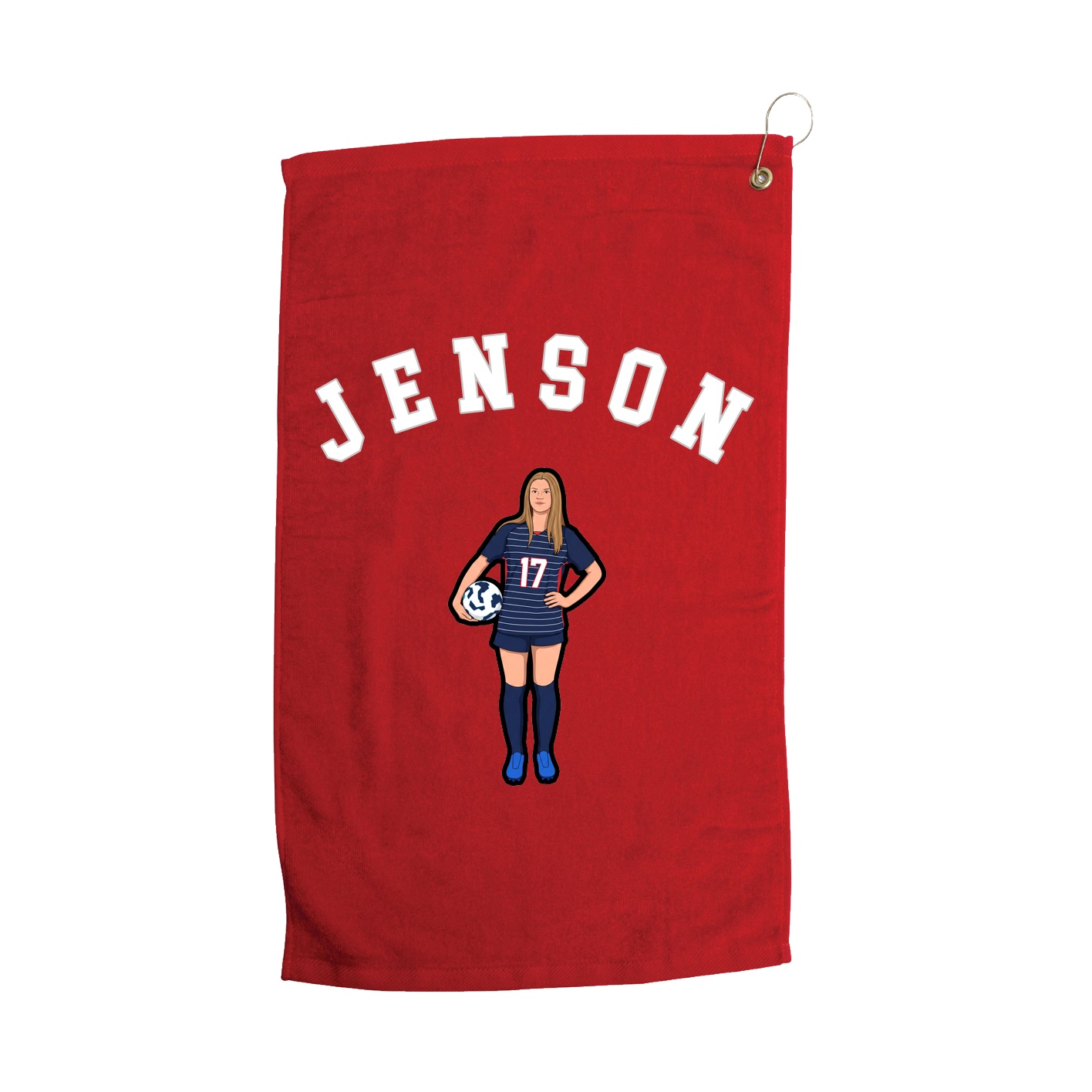 Golf Towel — Shirsey Arch in Red
