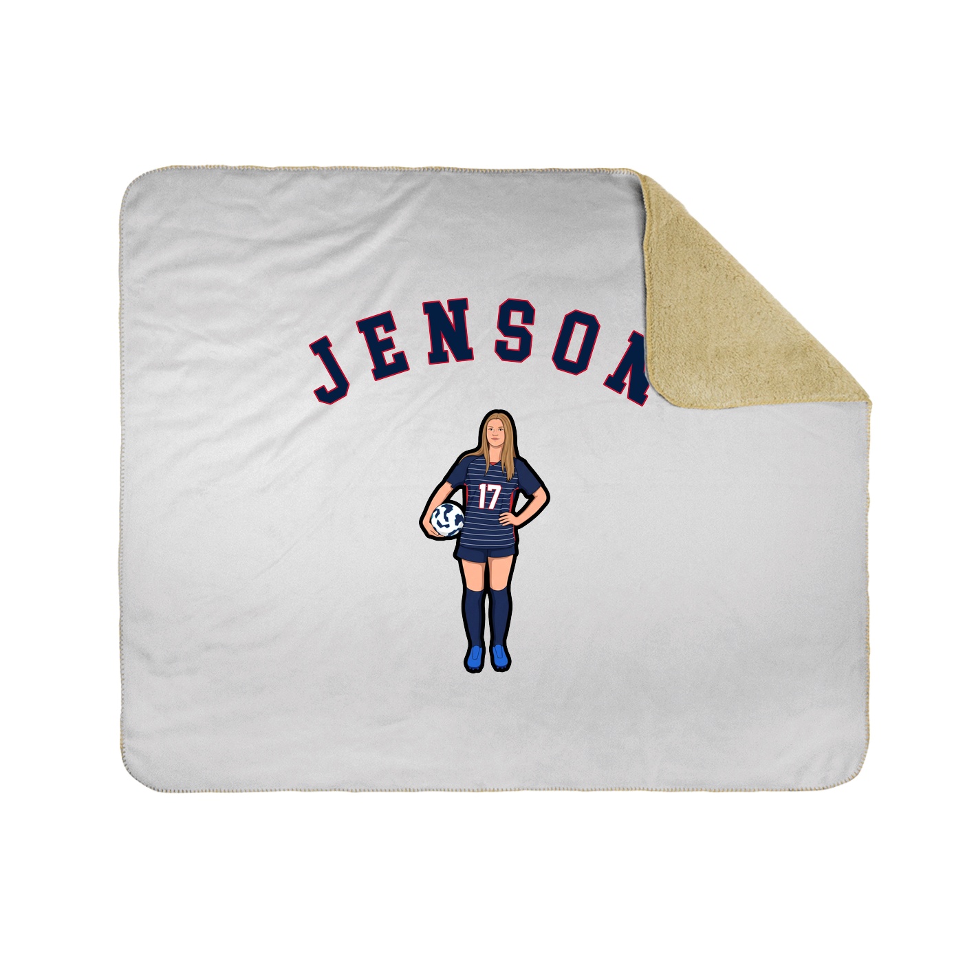 Throw Blanket — Shirsey Arch in White