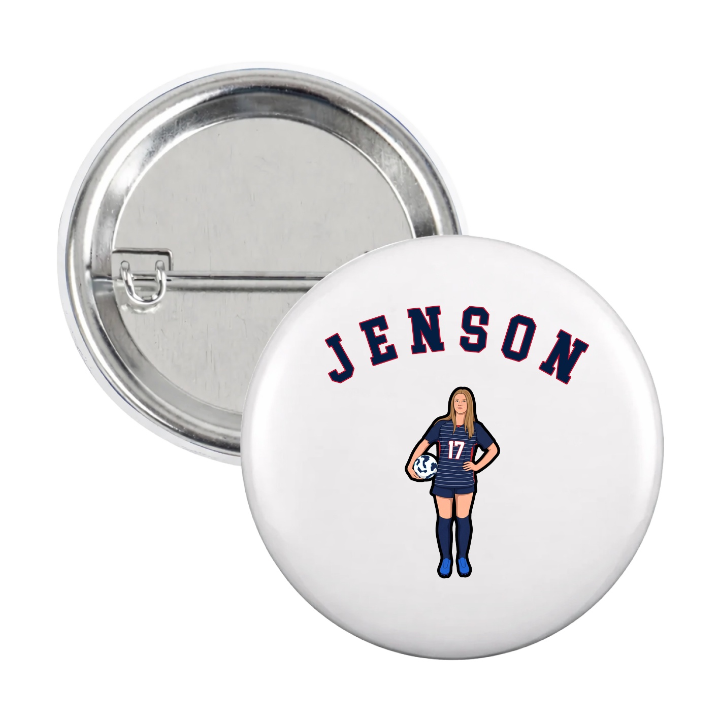 Game Day Button — Shirsey Arch in White