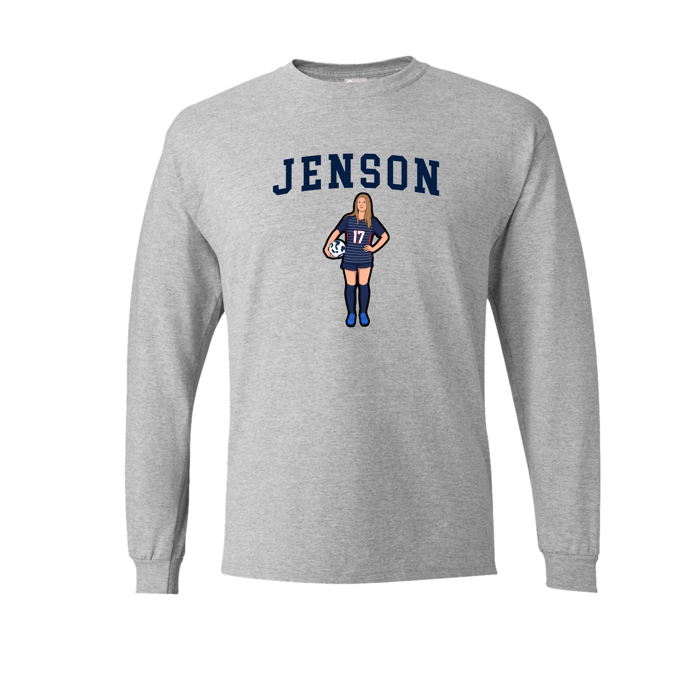 Long Sleeve Tee — Shirsey in Grey