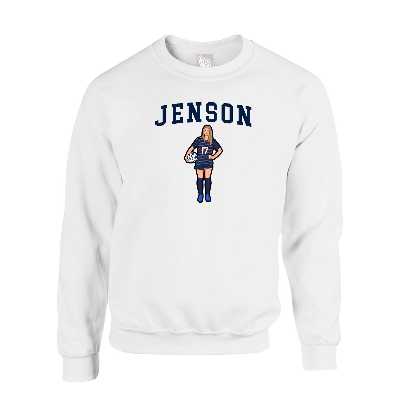 Fleece Crew — Shirsey in White