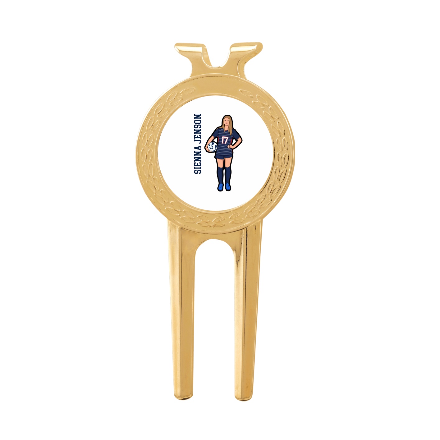 Divot Tool with Ball Marker — Name Vertical in Classic