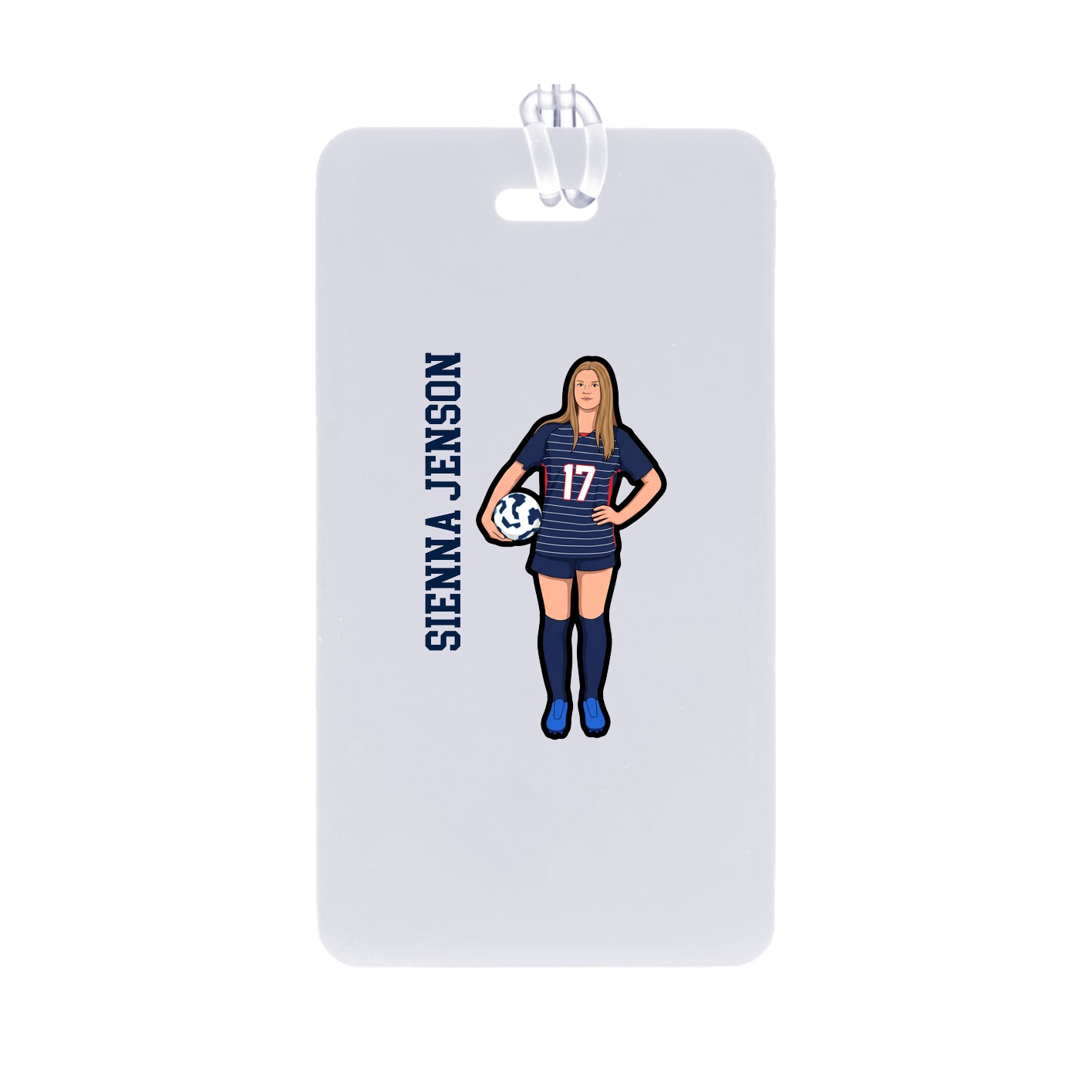 Bag Tag — Name Vertical in Classic