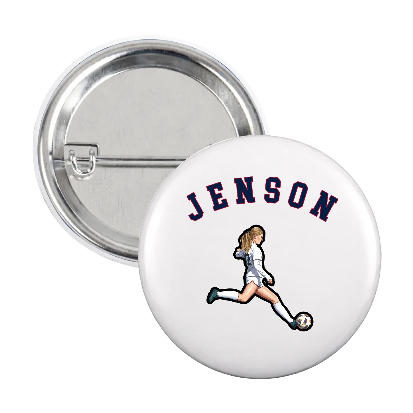 Game Day Button — Shirsey Arch in White