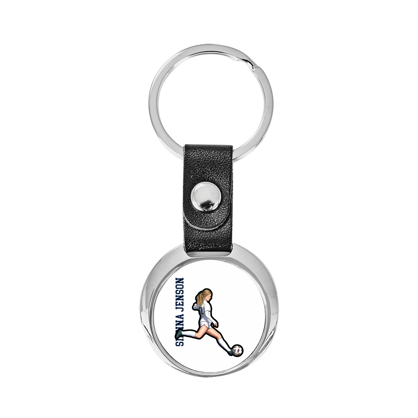 Key Chain — Name Vertical in Classic