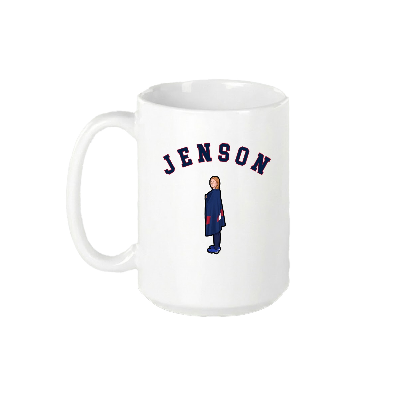 15oz Coffee Mug — Shirsey Arch in White