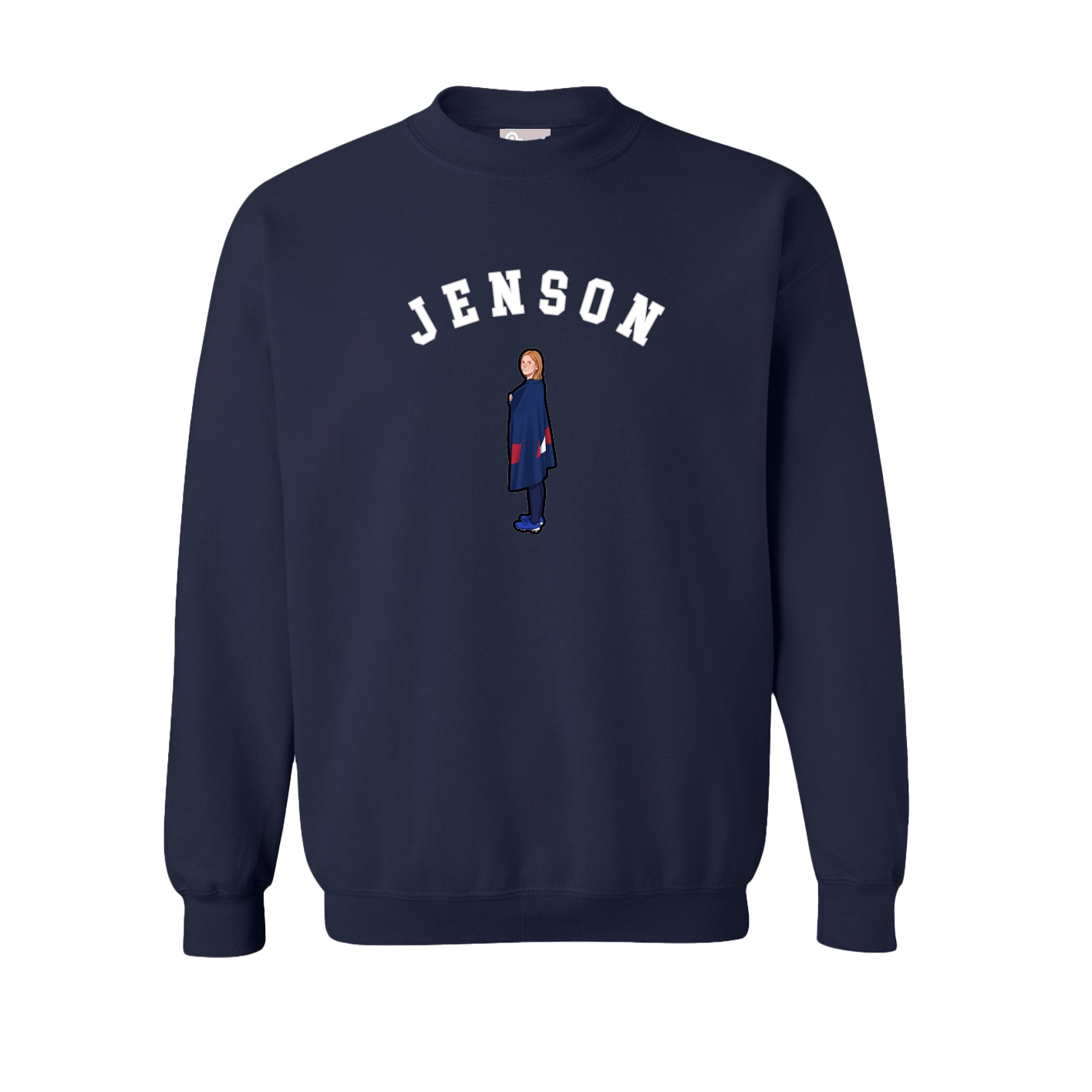 Fleece Crew — Shirsey Arch in Navy