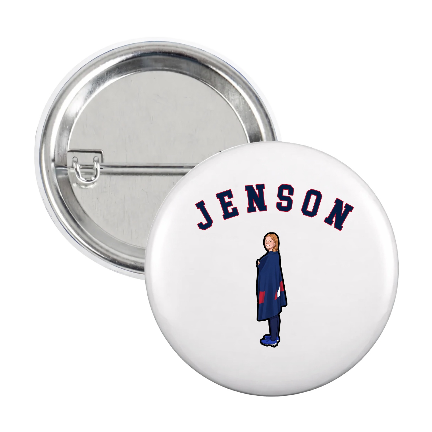 Game Day Button — Shirsey Arch in White