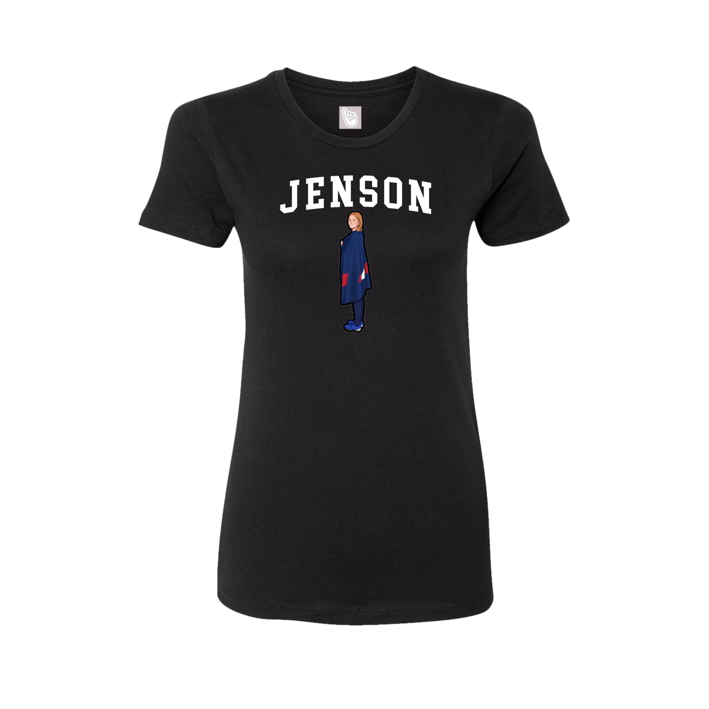 Fitted Women's Tee — Shirsey in Black