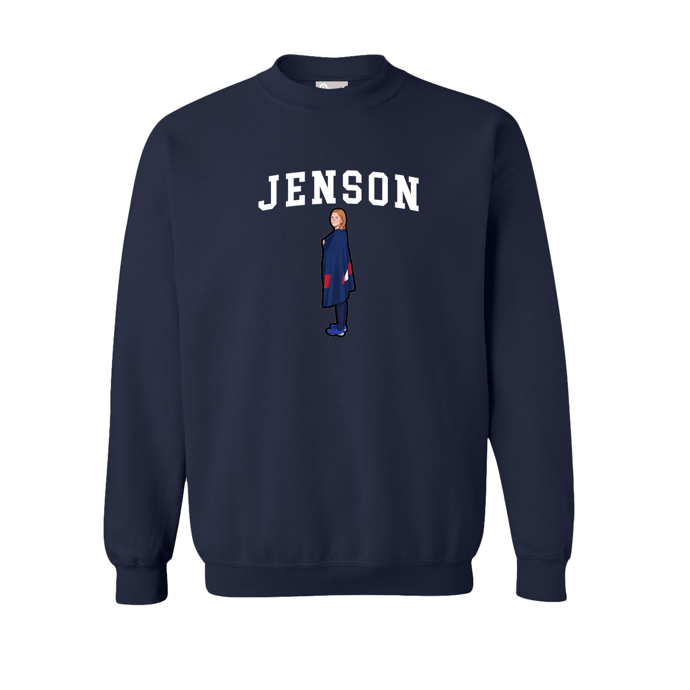 Fleece Crew — Shirsey in Navy
