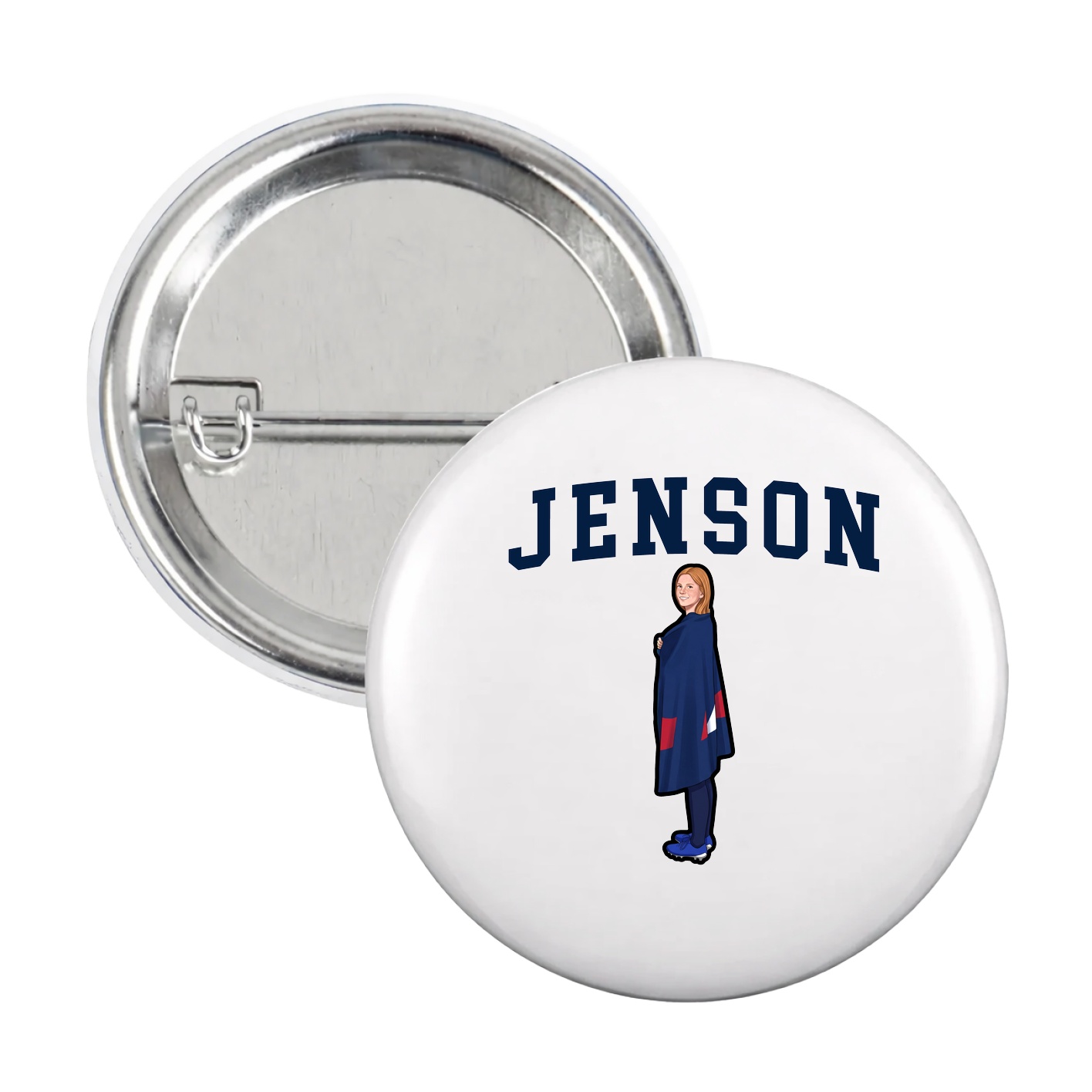 Game Day Button — Shirsey in White