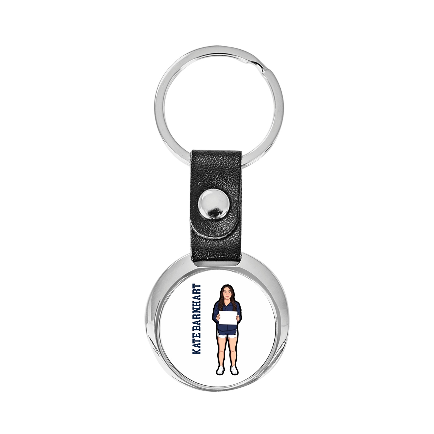 Key Chain — Name Vertical in Classic