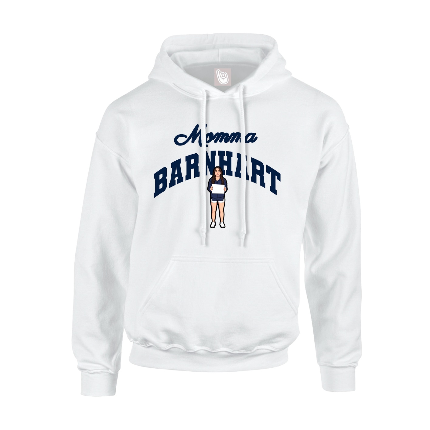 Youth Hoodie — Mothers Day Arch in White