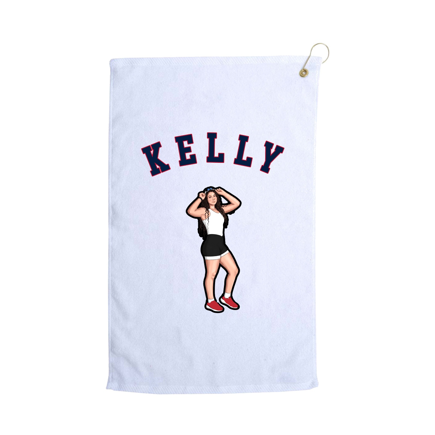 Golf Towel — Shirsey Arch in White