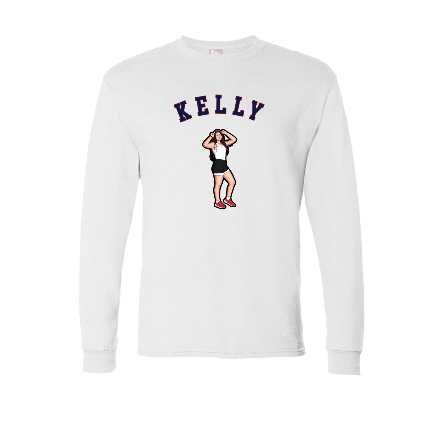 Long Sleeve Tee — Shirsey Arch in White