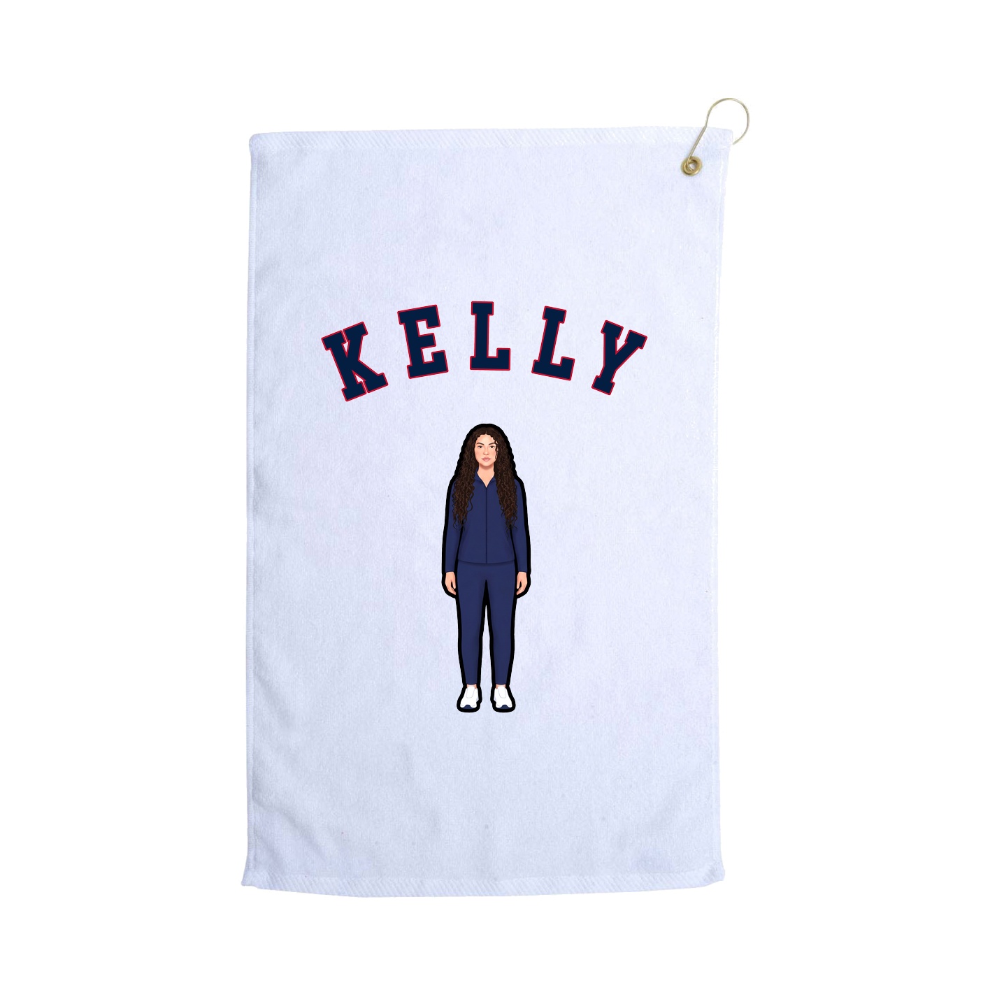 Golf Towel — Shirsey Arch in White