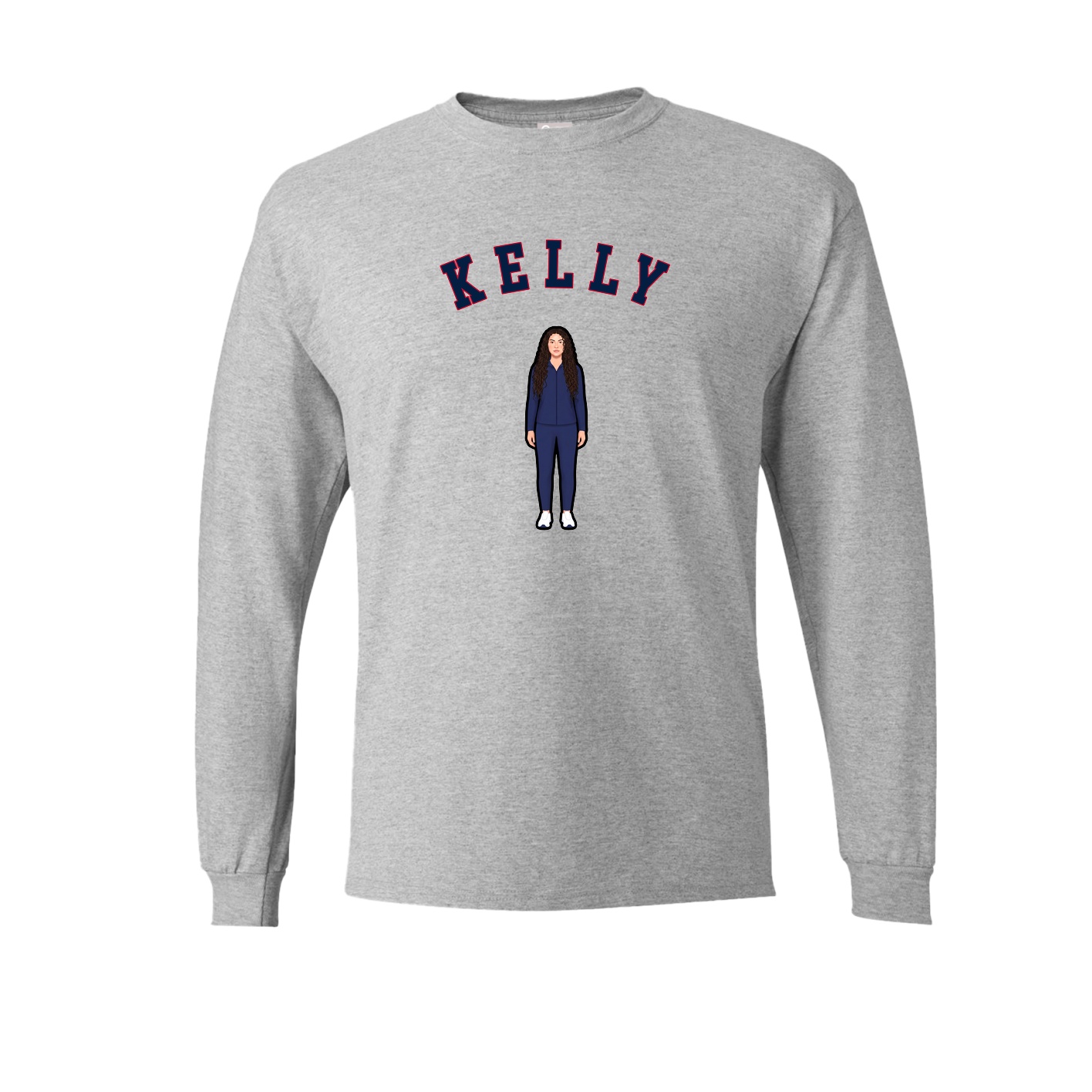 Long Sleeve Tee — Shirsey Arch in Grey