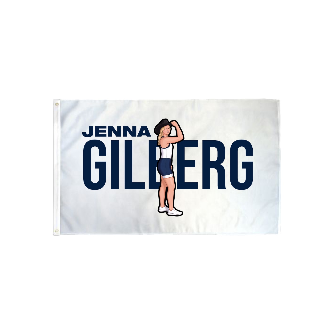 3x5 Flag — Player Name in Classic