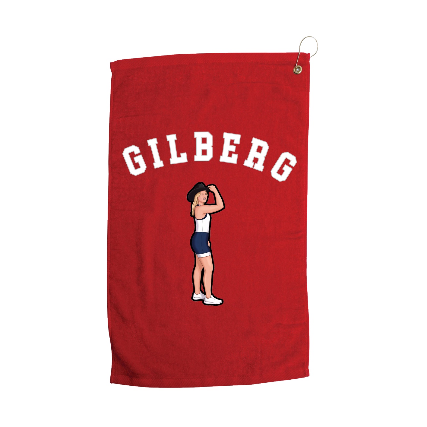 Golf Towel — Shirsey Arch in Red