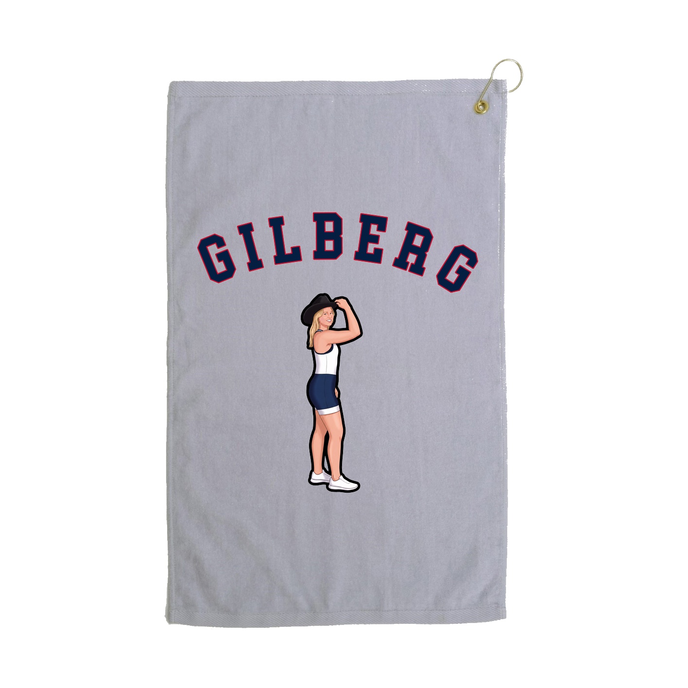 Golf Towel — Shirsey Arch in Grey