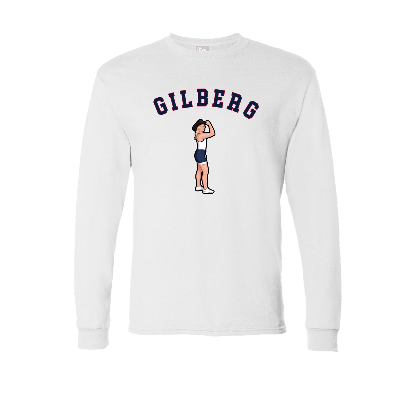 Long Sleeve Tee — Shirsey Arch in White