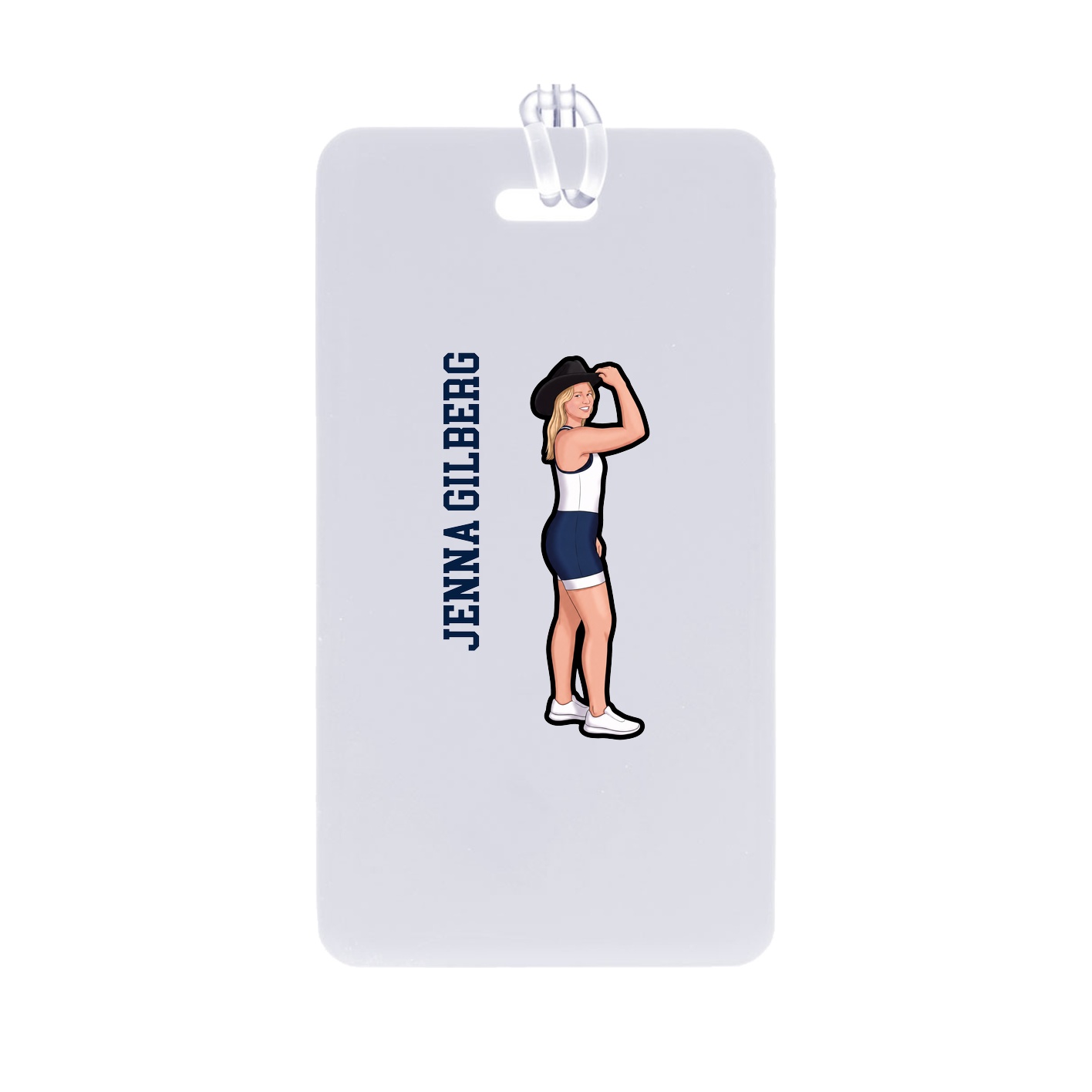 Bag Tag — Name Vertical in Classic