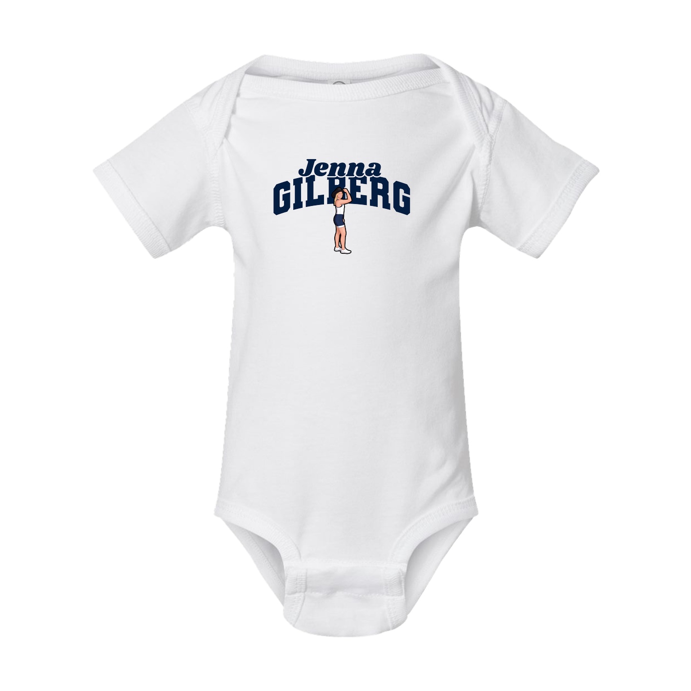 Baby Onesie — Signature Arch in White