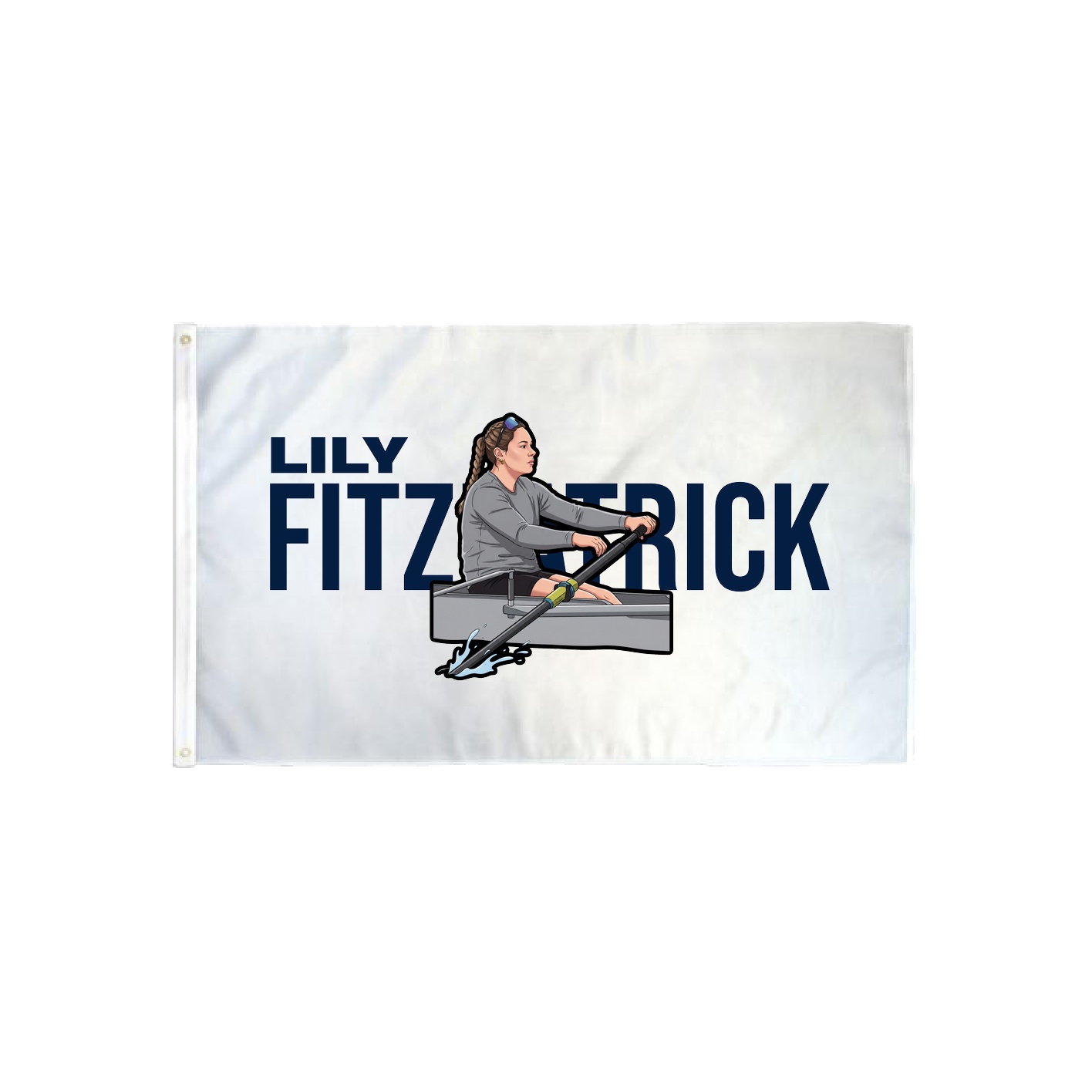 3x5 Flag — Player Name in Classic
