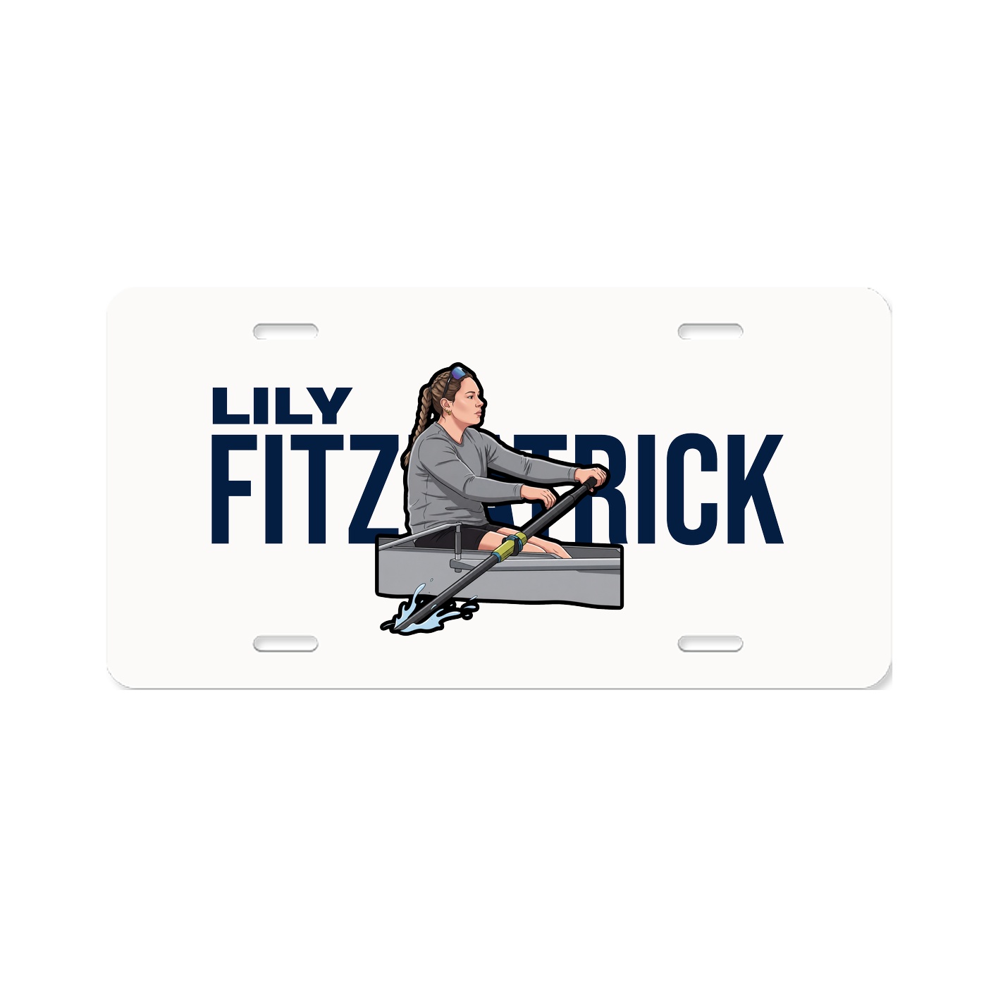 License Plate — Player Name in Classic