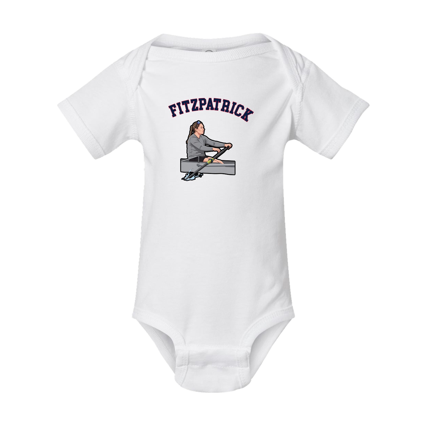 Baby Onesie — Shirsey Arch in White