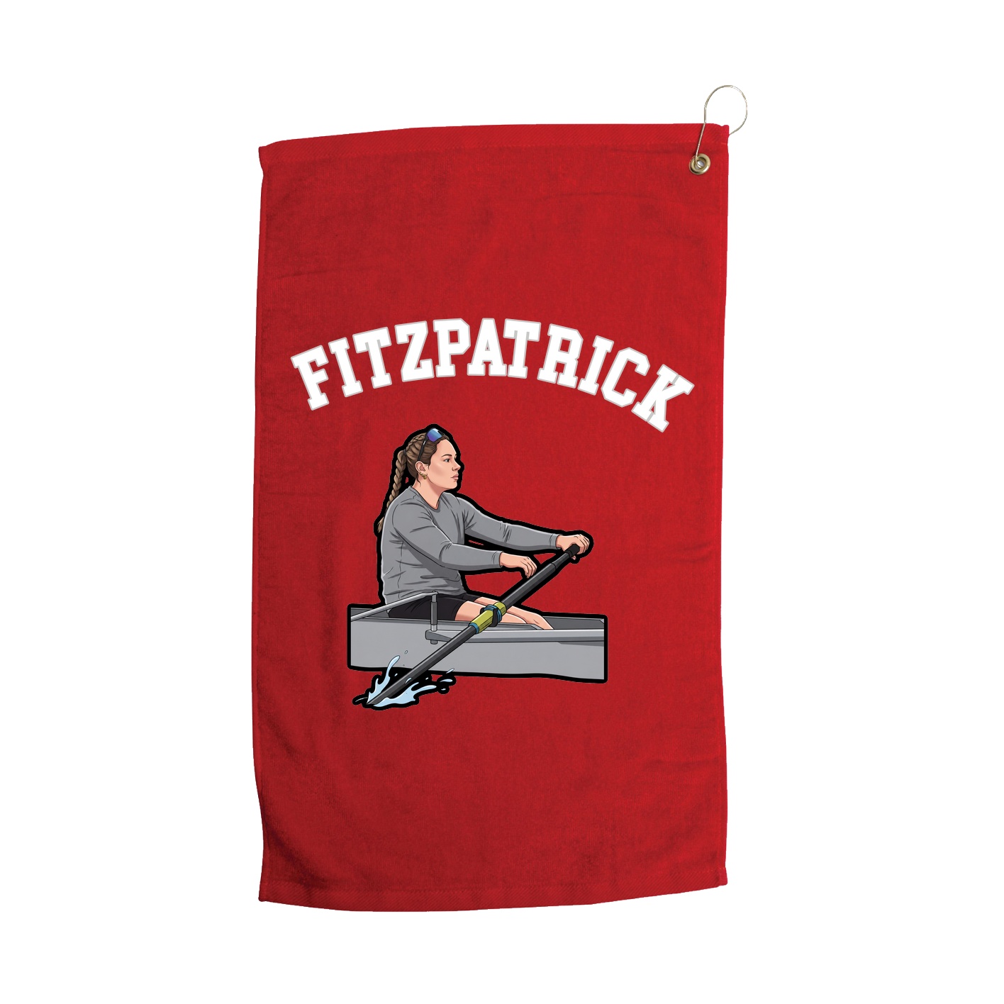 Golf Towel — Shirsey Arch in Red