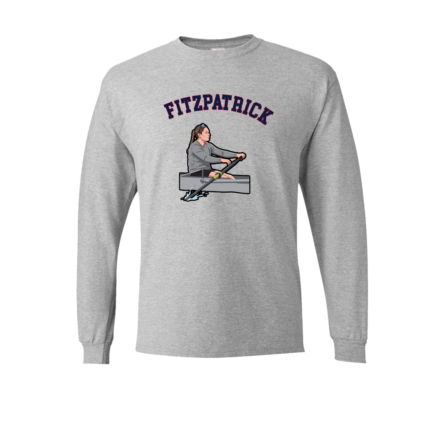 Long Sleeve Tee — Shirsey Arch in Grey