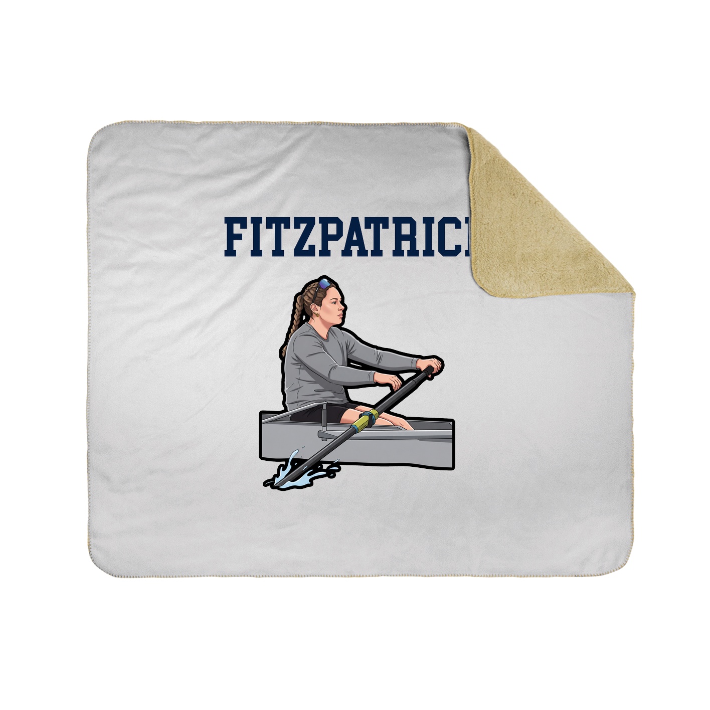 Throw Blanket — Shirsey in White
