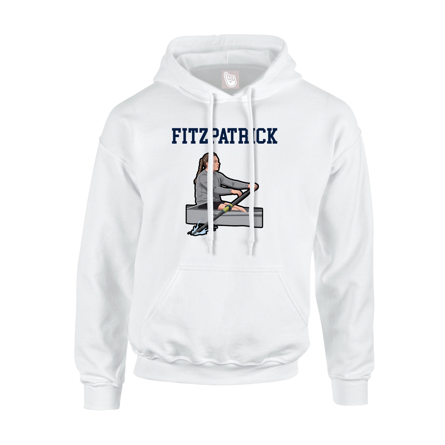 Youth Hoodie — Shirsey in White