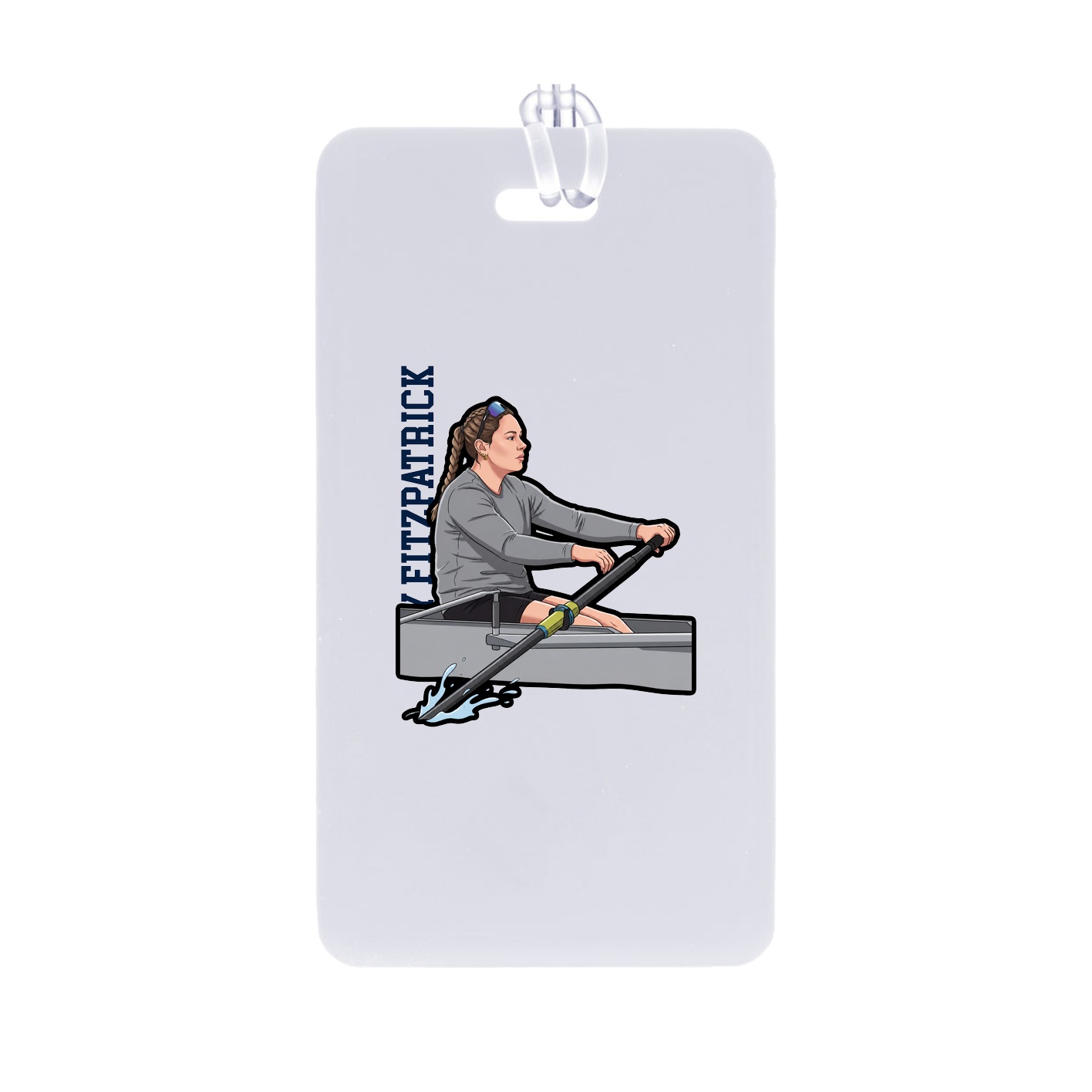 Bag Tag — Name Vertical in Classic