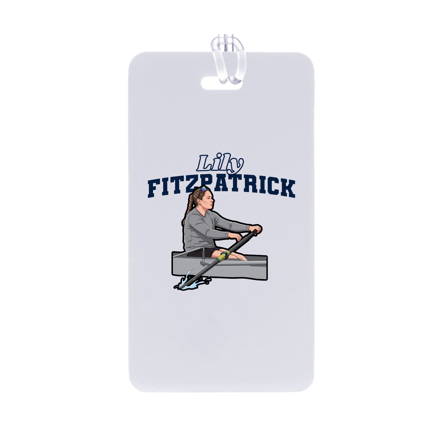 Bag Tag — Name Arch in Classic