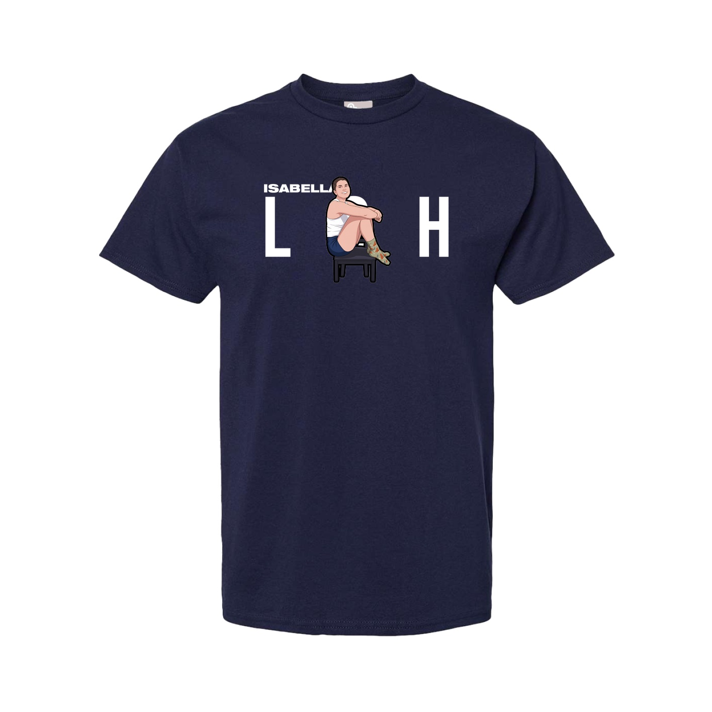 Tee — Player Name in Navy