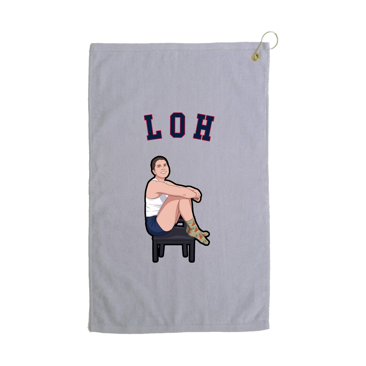 Golf Towel — Shirsey Arch in Grey