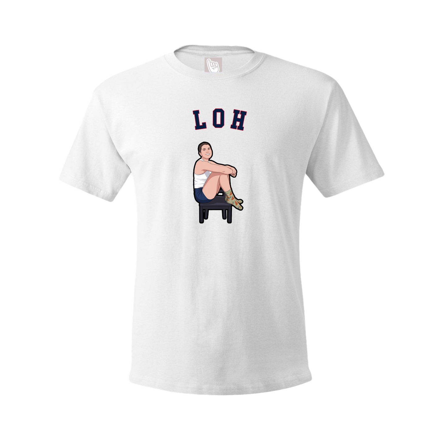 Youth Tee — Shirsey Arch in White