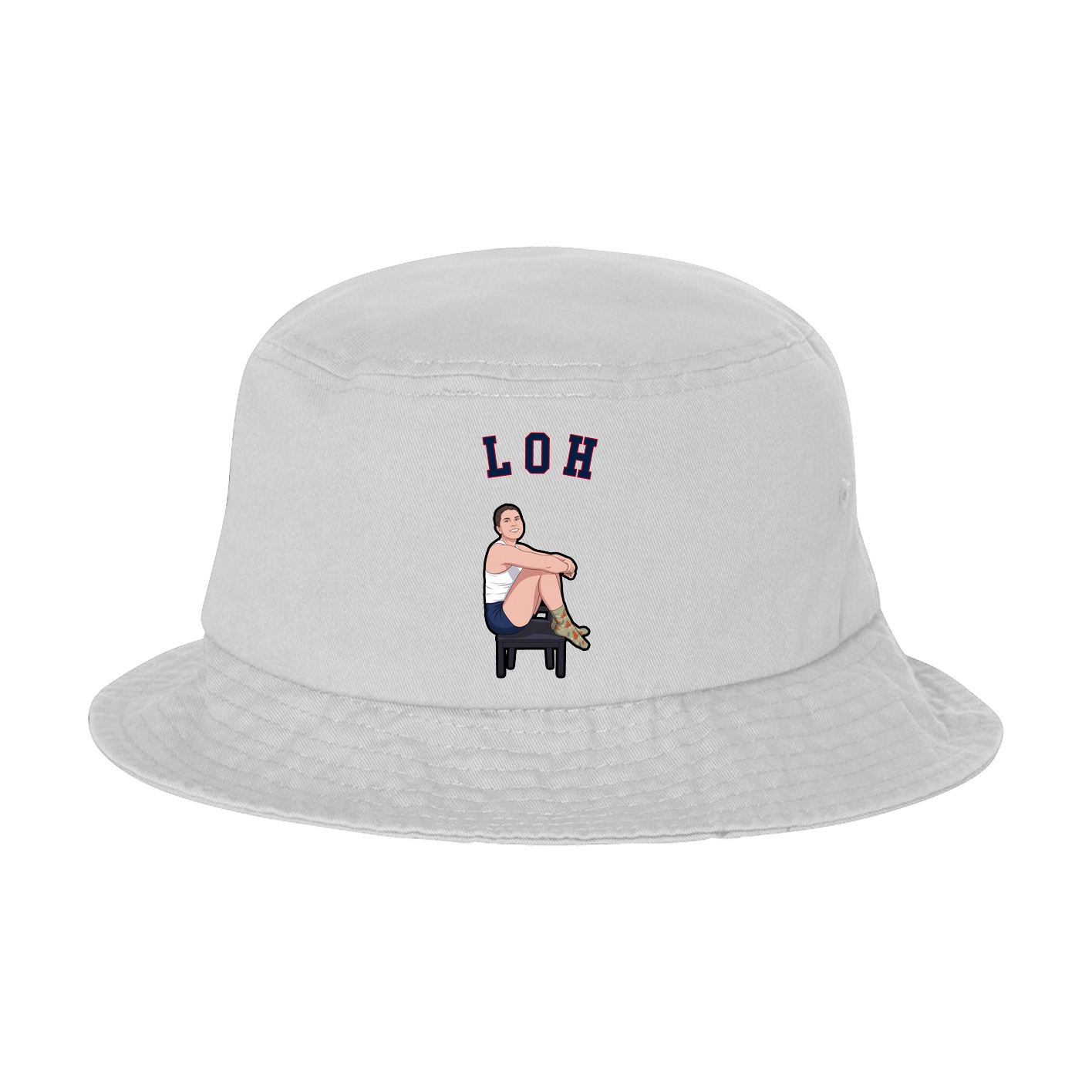 Bucket Cap — Shirsey Arch in White