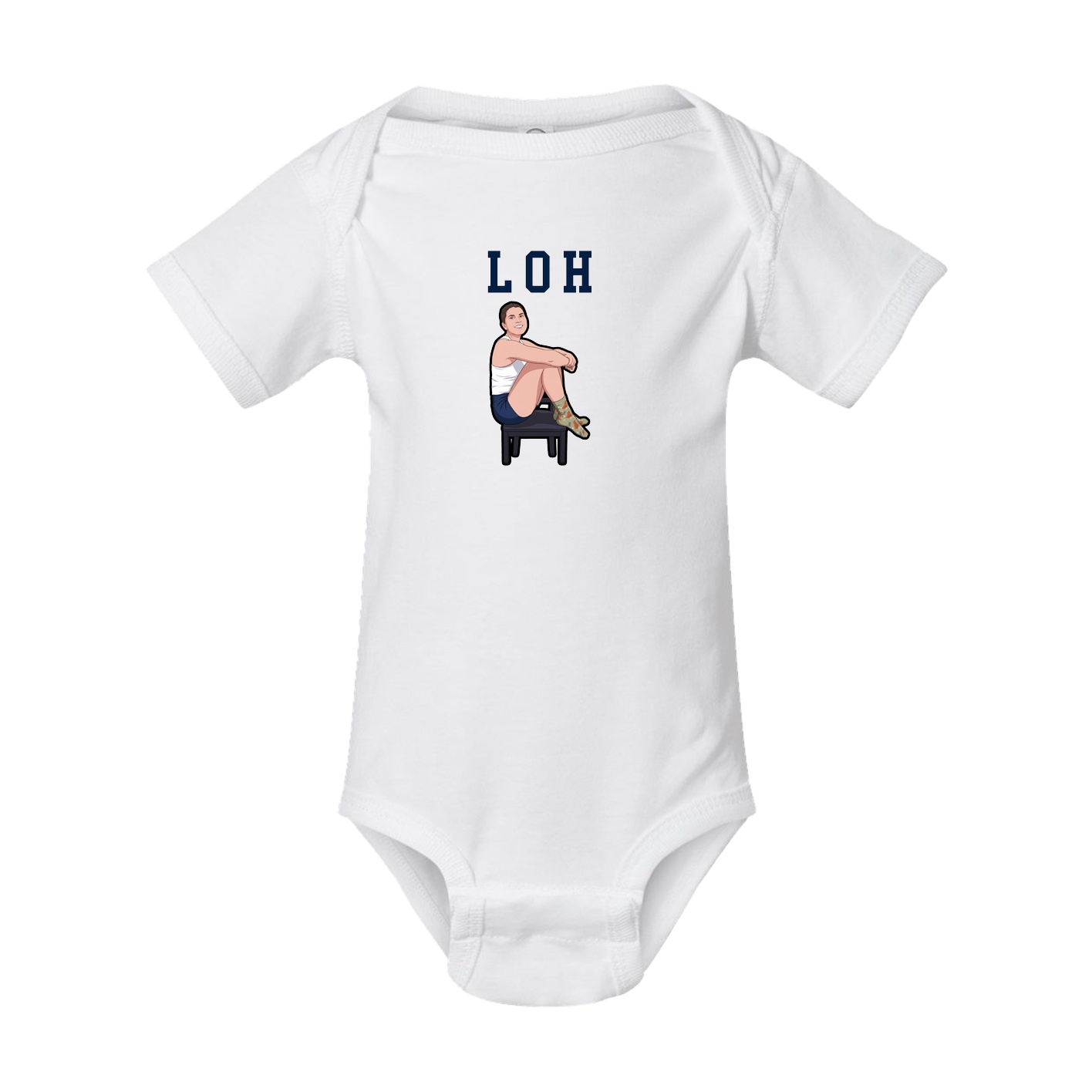 Baby Onesie — Shirsey in White