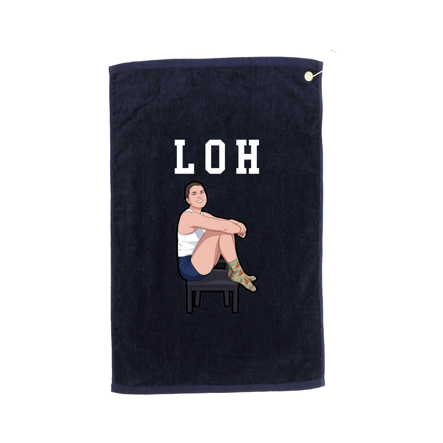 Golf Towel — Shirsey in Navy