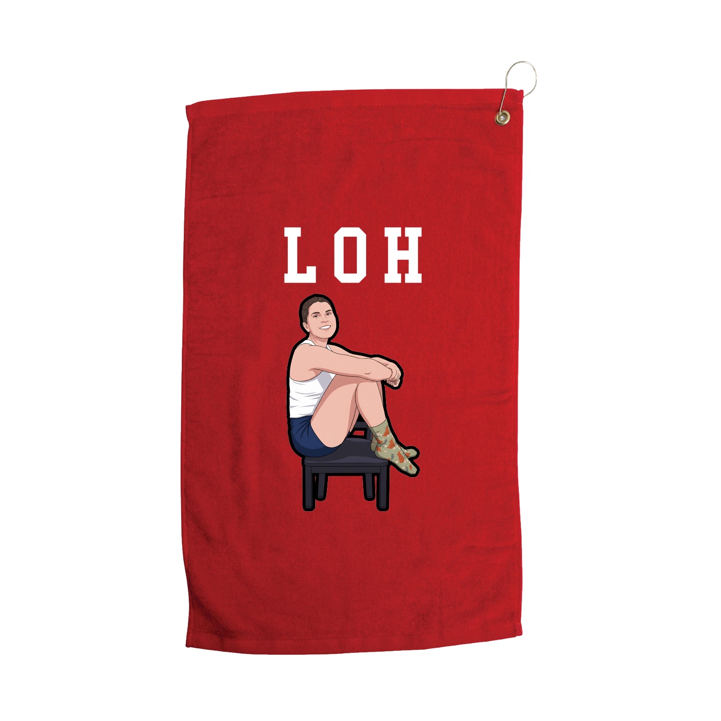Golf Towel — Shirsey in Red