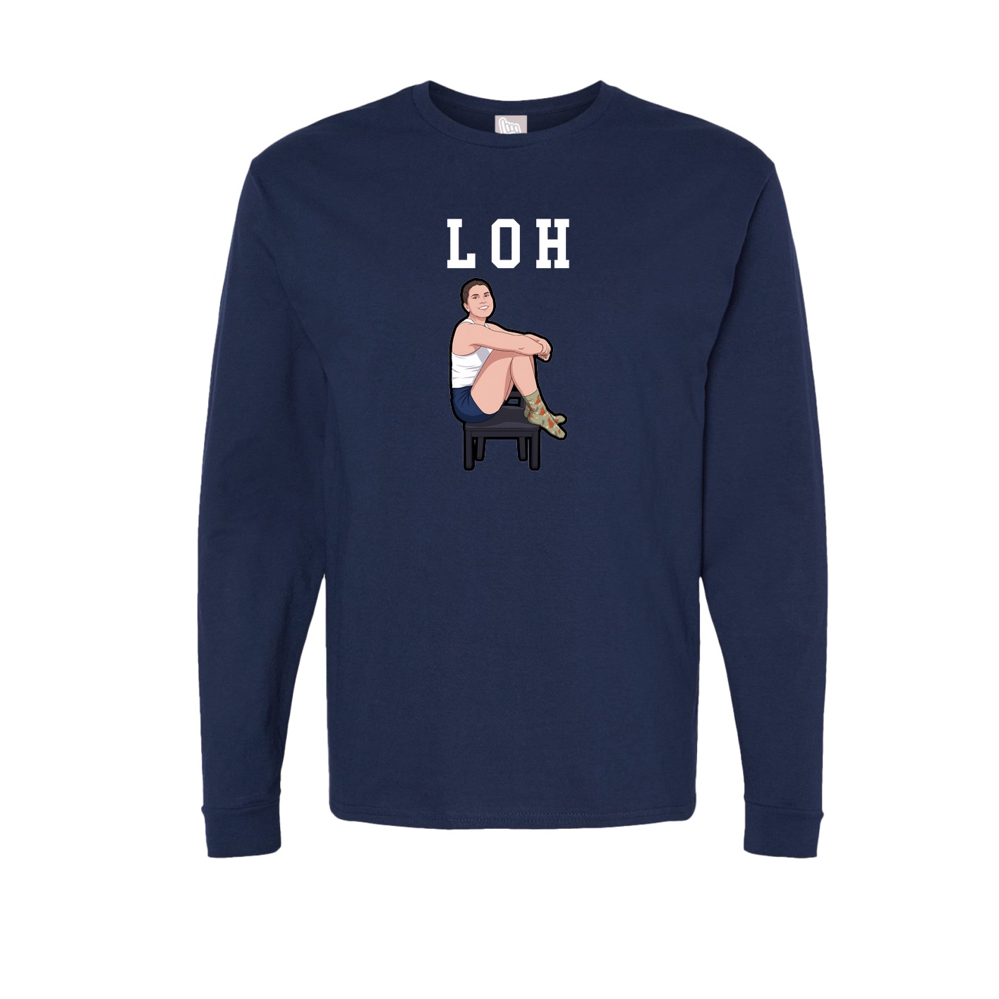Long Sleeve Tee — Shirsey in Navy